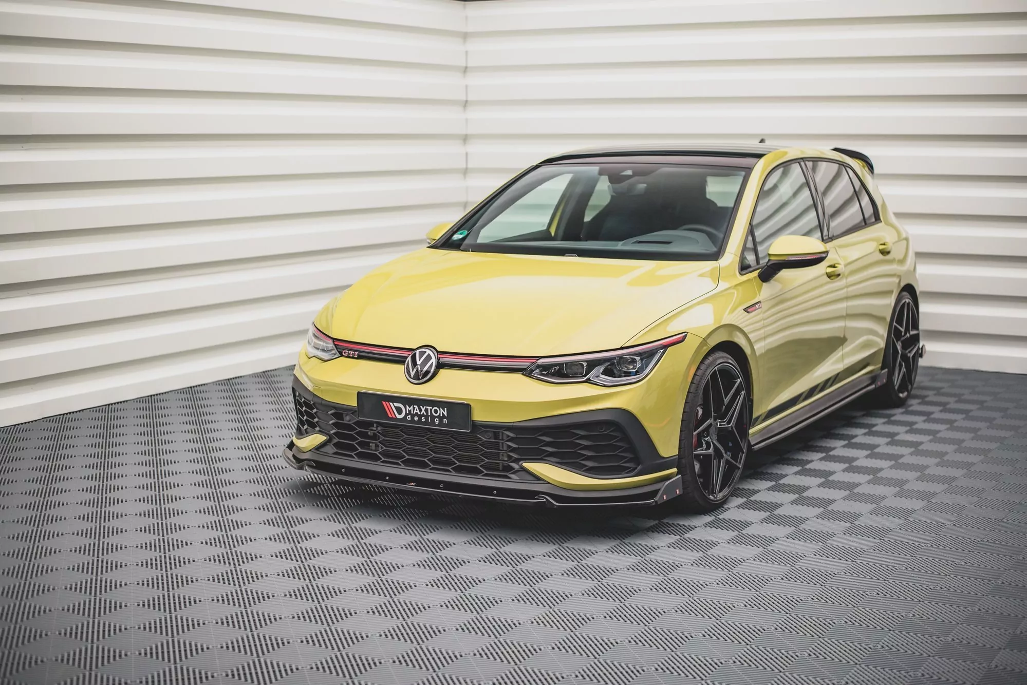 Front Ansatz V.1 +Flaps Für Volkswagen Golf GTI Clubsport Mk8