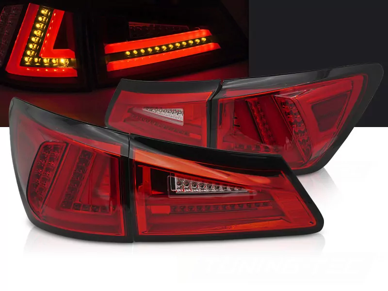 Led Tail Lights Red White Led Sql Fits Lexus Is Ii 06-13