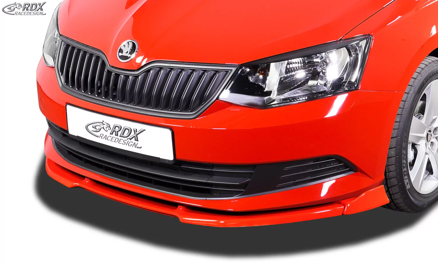 RDX Frontspoiler VARIO-X für SKODA Fabia 3 (5J/NJ) 2014-2019 Frontlippe Front Ansatz Vorne Spoilerlippe