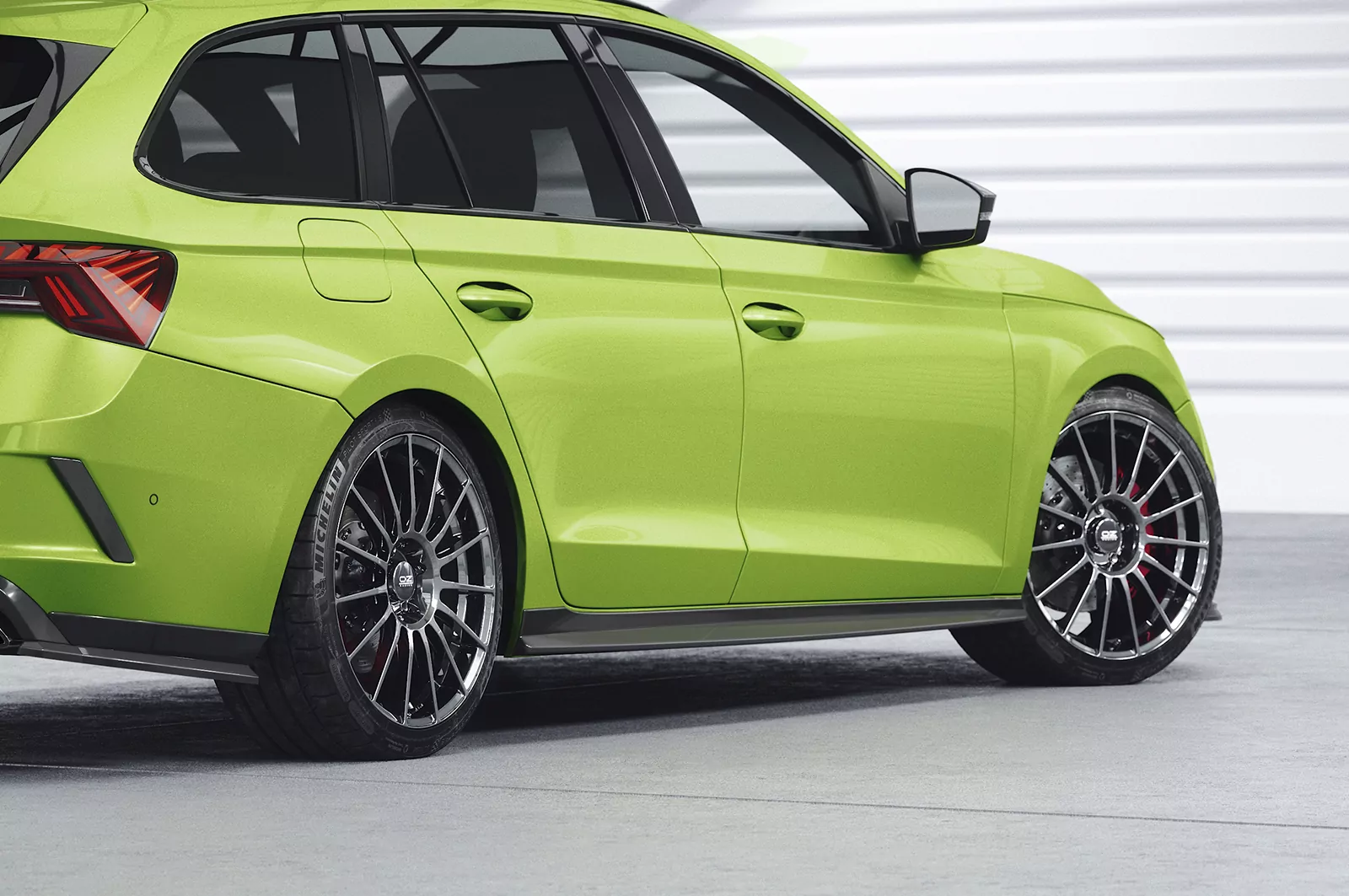 Seitenschweller für Skoda Octavia 4 SS525 Schwarz Strukturiert