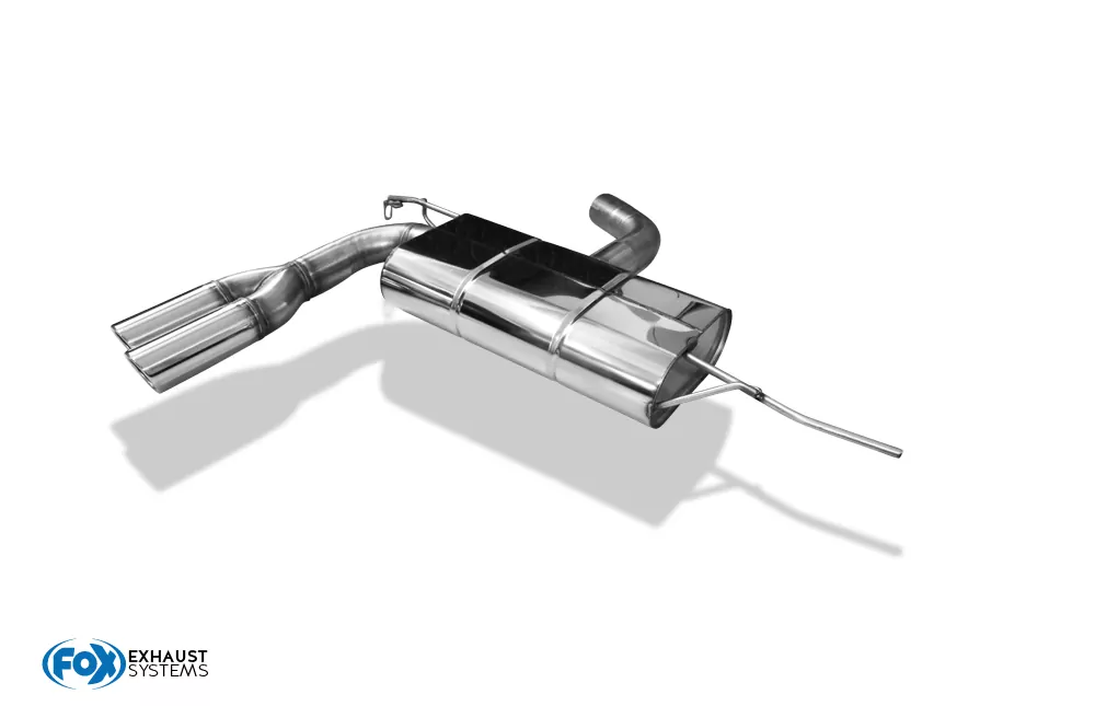 VW EOS - 1F  Endschalldämpfer einseitig - 2x76 Typ 17