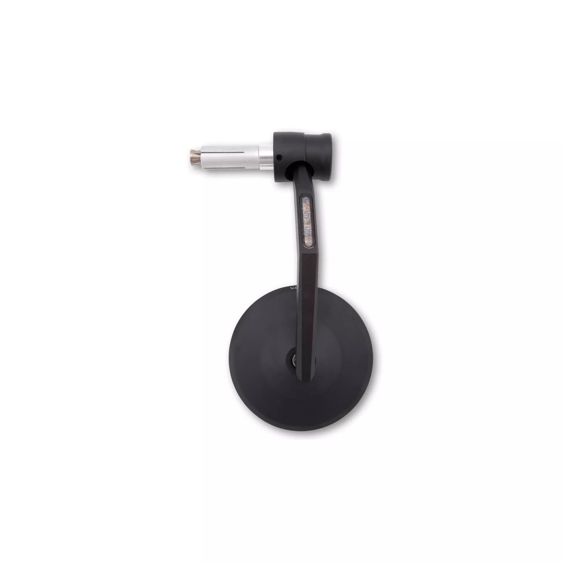 HIGHSIDER pro Lenkerendenspiegel Montana-RIM Schwarz Mit LED Blinker/Positionslicht (1Stck.)