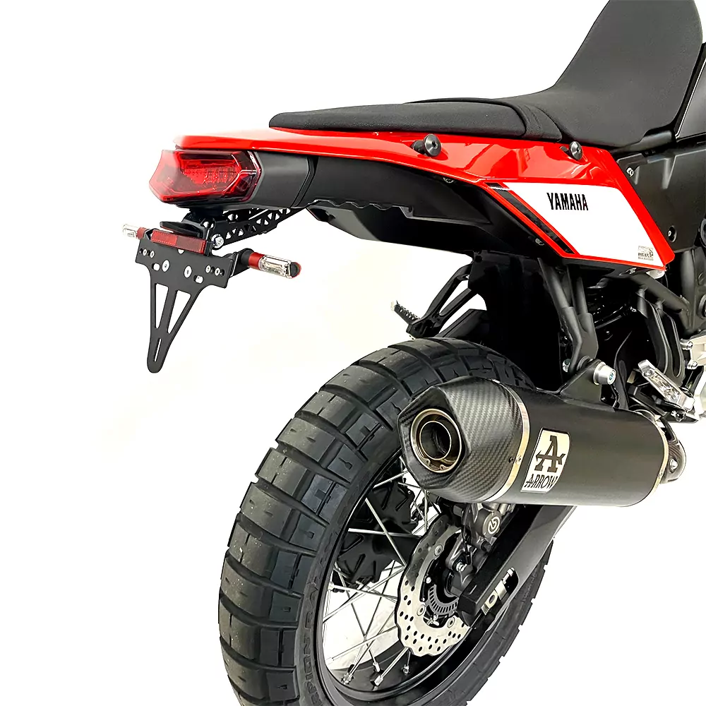 alpha Technik Kennzeichenhalter für Yamaha Tenere 700 Typ DM07 / DM08 / DM11 / DM15 / DM16 ab Modelljahr 2019-