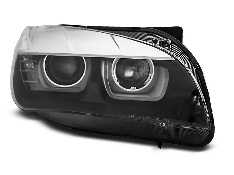 XENON HEADLIGHTS U-LED LIGHT BLACK fits BMW X1 E84 08.12-01.14 