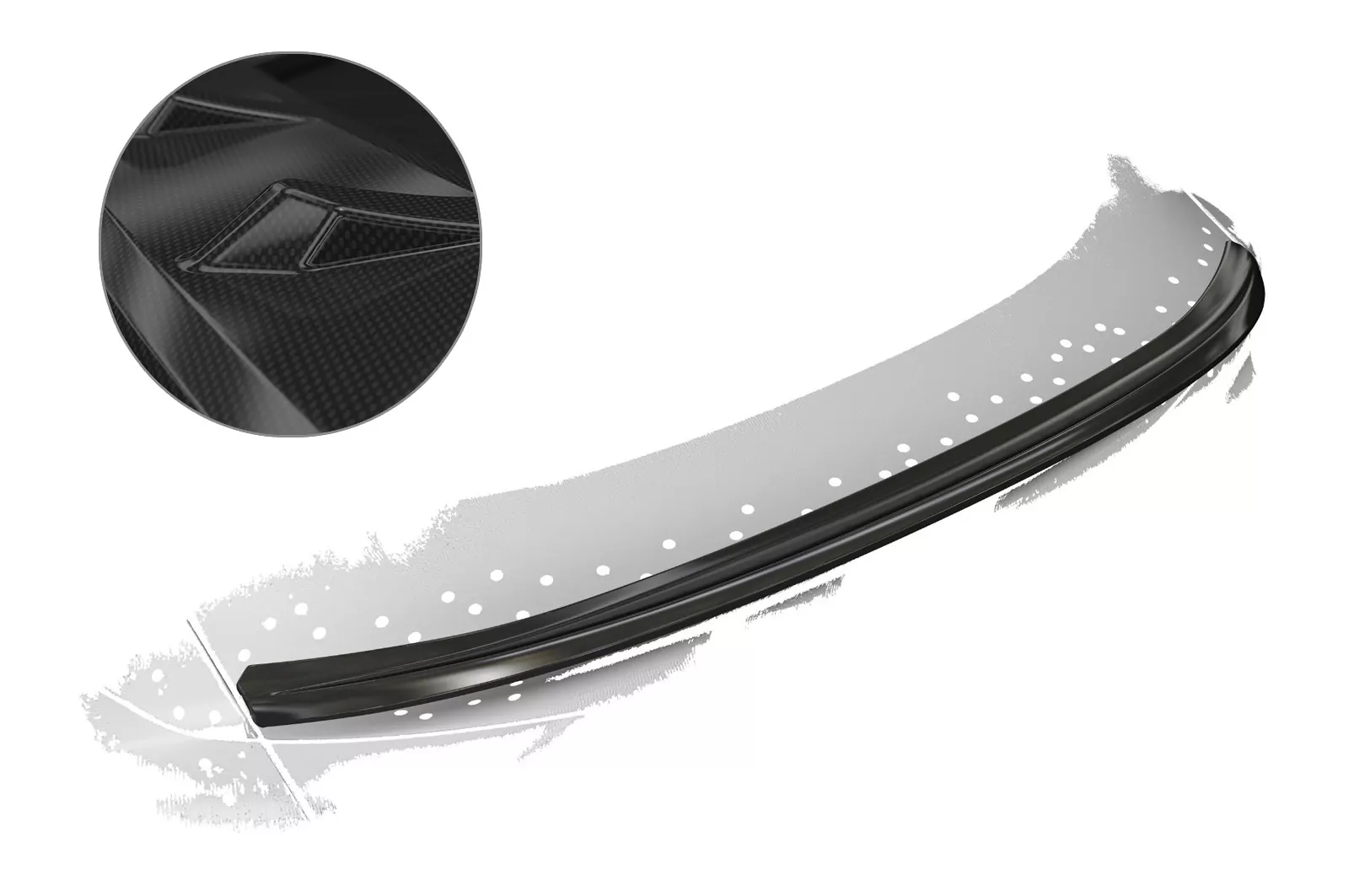 Heckflügel mit ABE für Hyundai I30 N (PD) Fastback HF788-C Carbon Look Hochglanz