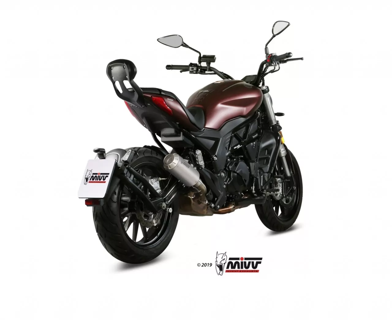 MIVV MK3 Edelstahl Benelli 502C 2019-