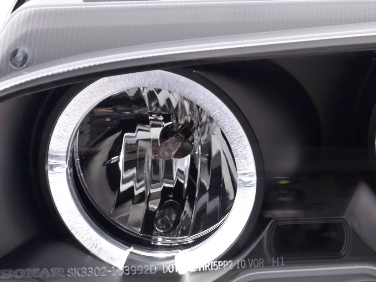 Scheinwerfer Set BMW 3er E46 Coupe/Cabrio Bj. 98-02 schwarz