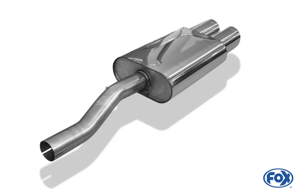 Mini Cooper S - F56 & F57  Endschalldämpfer Ausgang mittig - 2x100 Typ 25