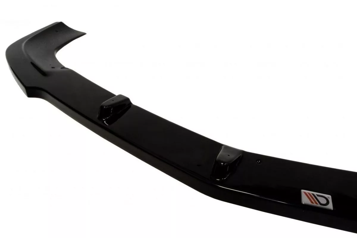 Front Ansatz Passend Für Passend Für MERCEDES SLK R172 AMG Schwarz Hochglanz Schwarz Hochglanz