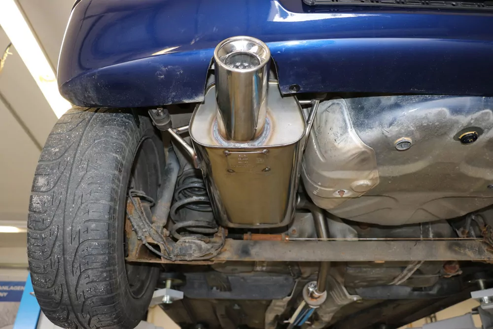 Opel Corsa C  Endschalldämpfer - 1x90 Typ 13