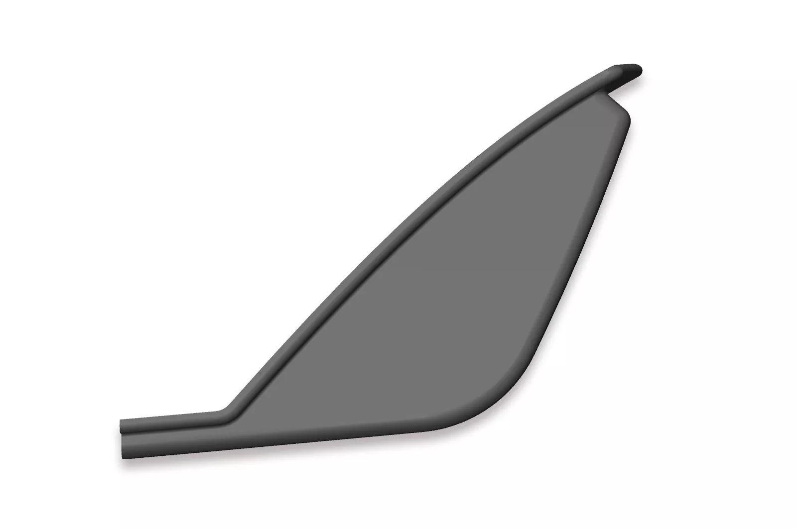 Heckansatz für VW Golf 7 GTI / GTD / GTE / e-Golf Lackierfreundlich (schwarz matt)