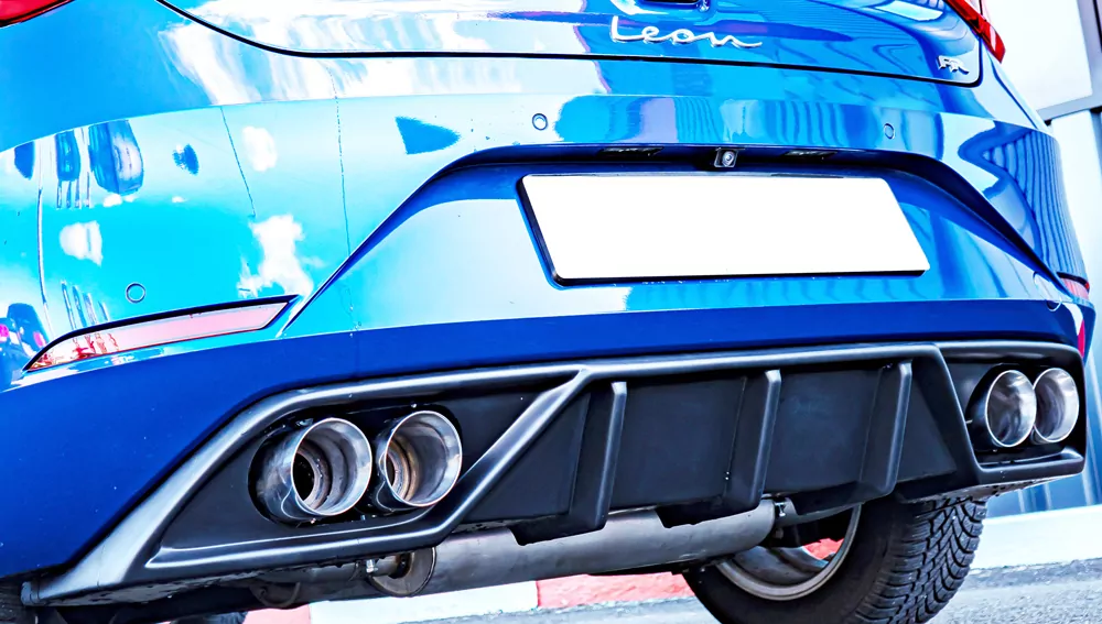 Rieger Heckeinsatz für Sport-ESD li./re. matt schwarz für Seat Leon (KL) 5-tür. (Schrägheck) 04.20-