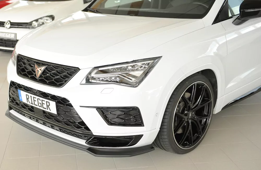 Rieger Spoilerschwert matt schwarz für Seat Ateca Cupra (5FP)  09.18-07.20 (bis Facelift)