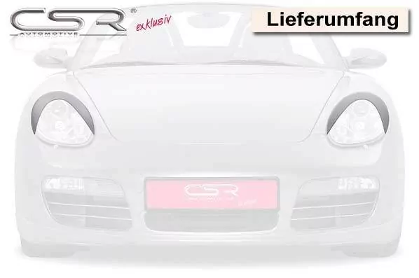 Scheinwerferblenden für Porsche Boxster Cayman 987 SB218