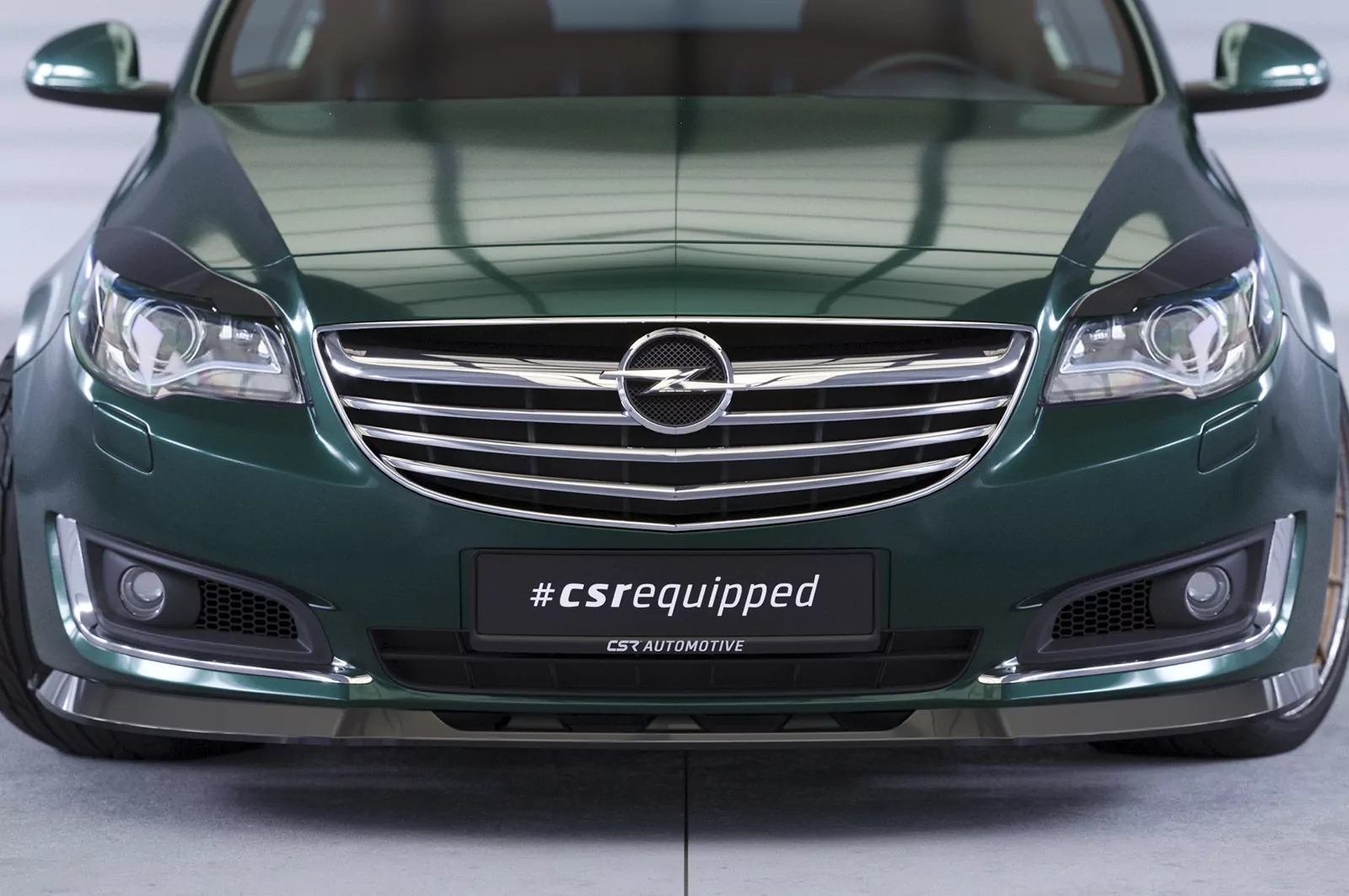 Cup-Spoilerlippe mit ABE für Opel Insignia A CSL432 Strukturiert (schwarz matt)