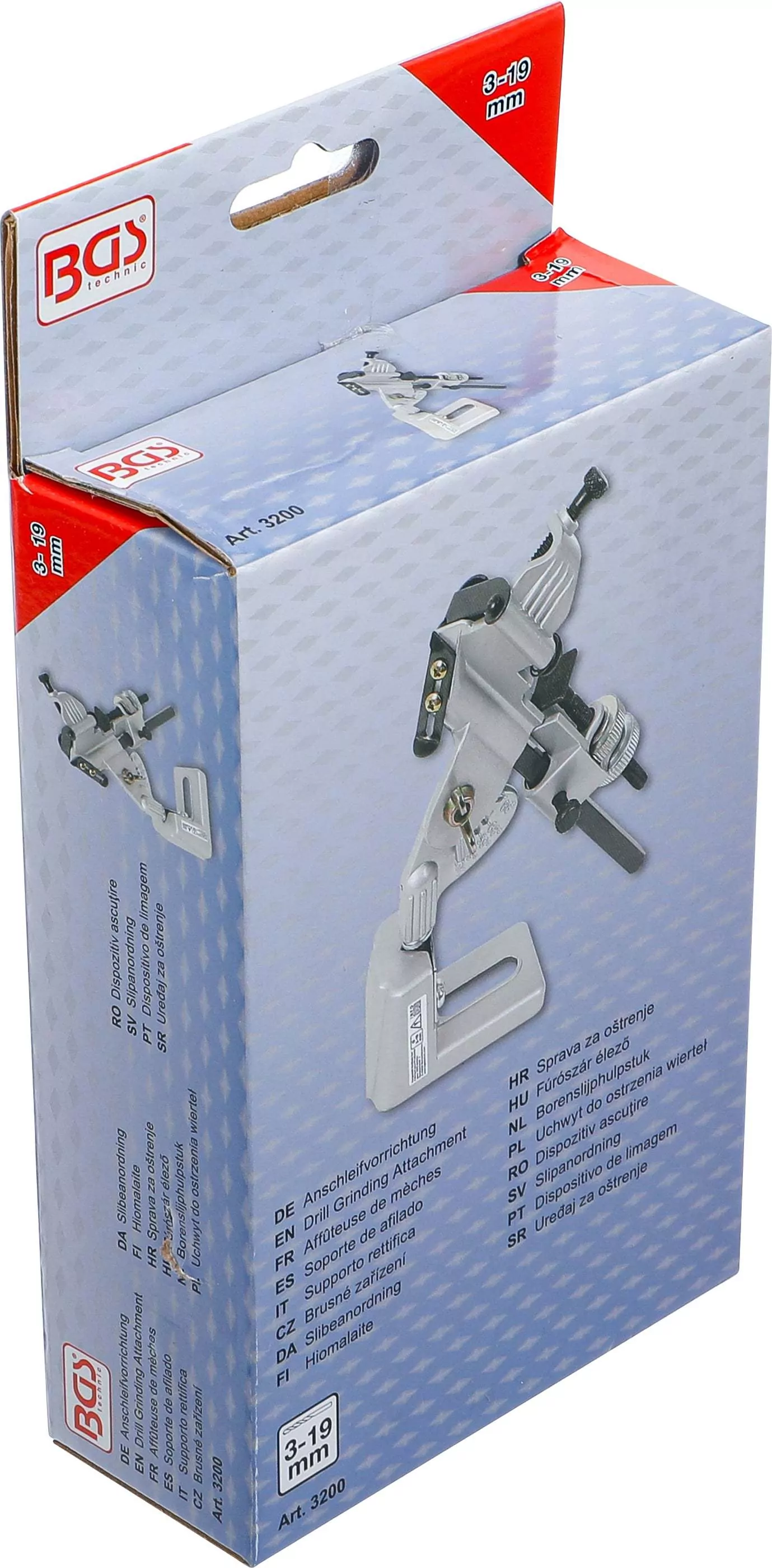 Anschleifvorrichtung | für Spiralbohrer Ø 3 - 19 mm