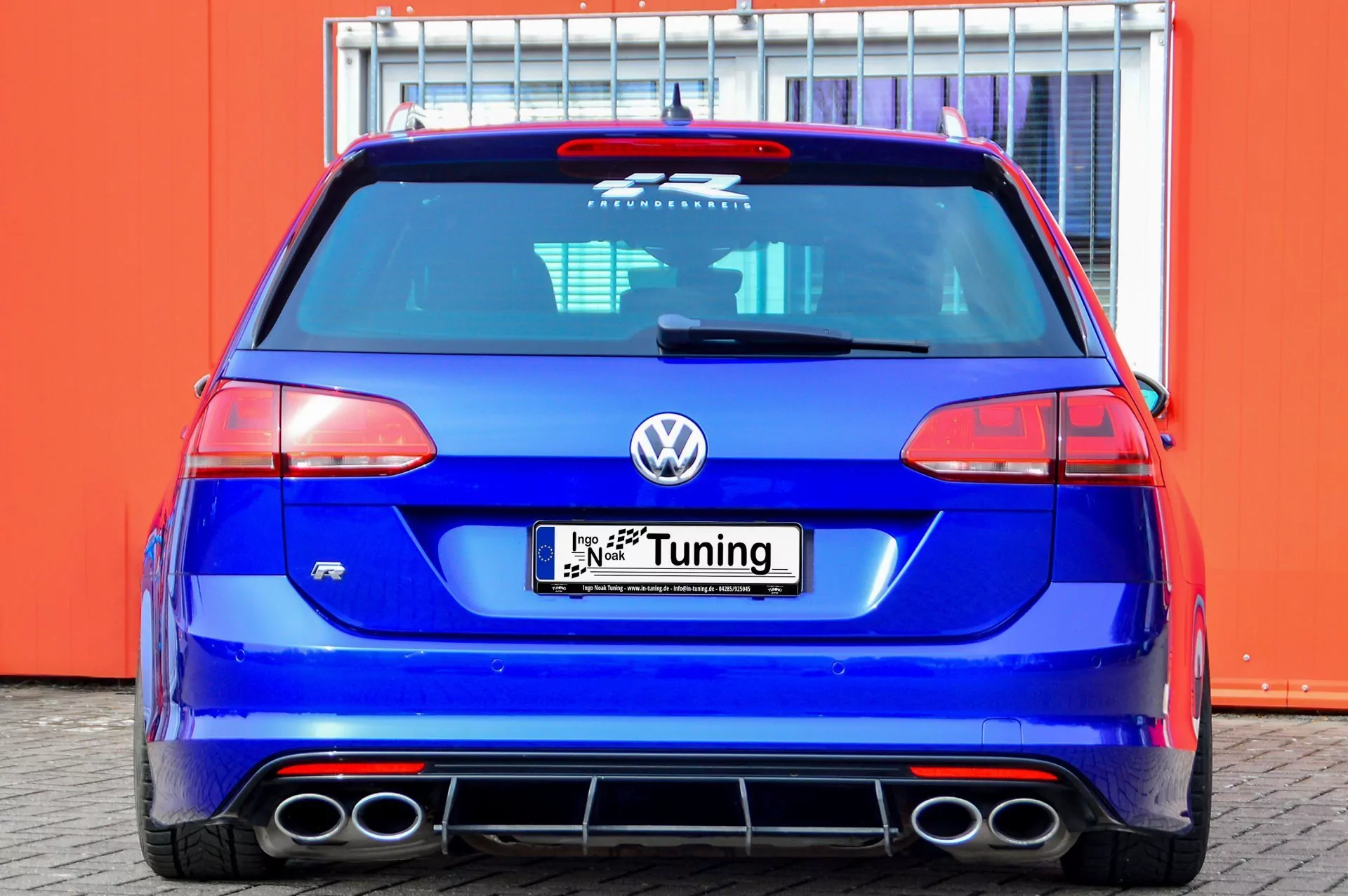 Racing Heckansatz Diffusor für VW Golf 7 R Variant Vorfacelift