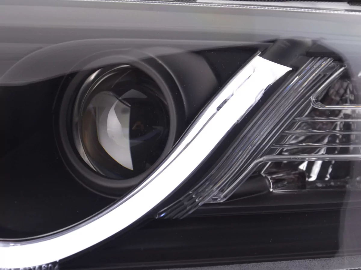 Scheinwerfer Set Daylight LED Tagfahrlicht Audi A6 Typ 4F  04-08 schwarz
