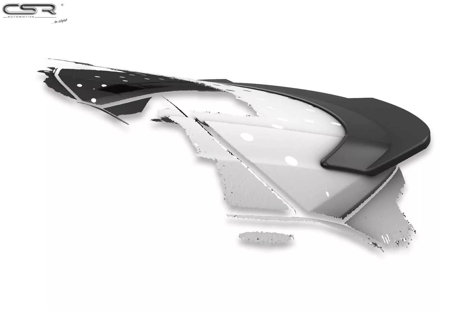 Heckflügel mit ABE für Audi Q2 HF734-M Carbon Look Matt