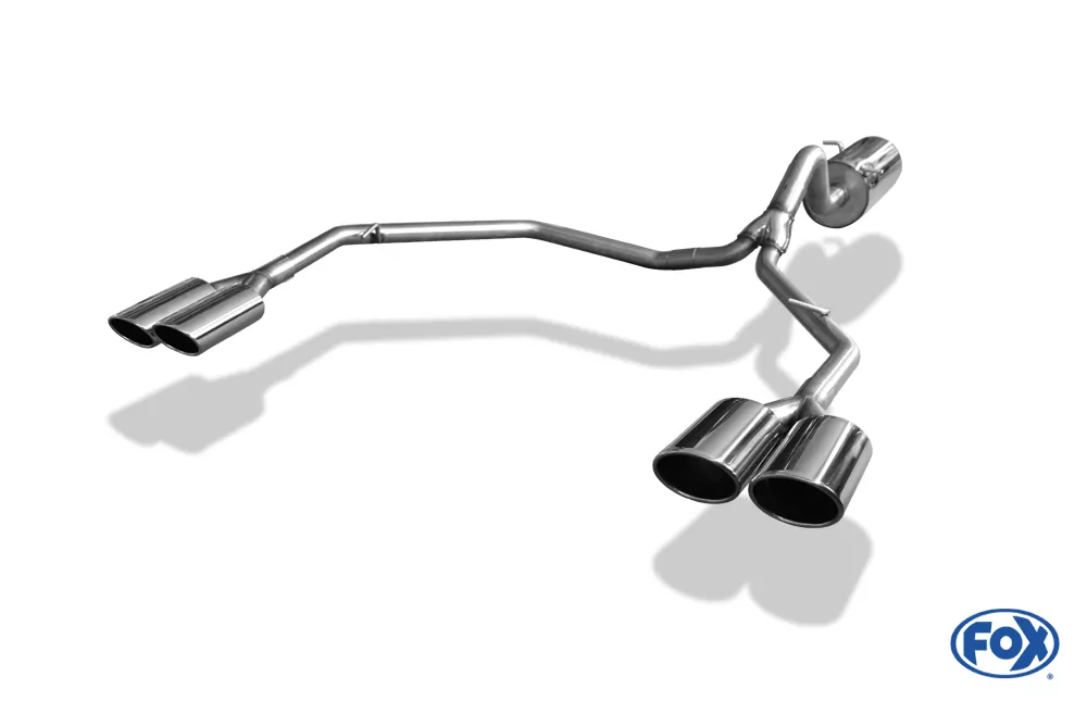 VW Amarok 4x4  Endschalldämpfer Ausgang rechts/links - 2x115x85 Typ 32 rechts/links