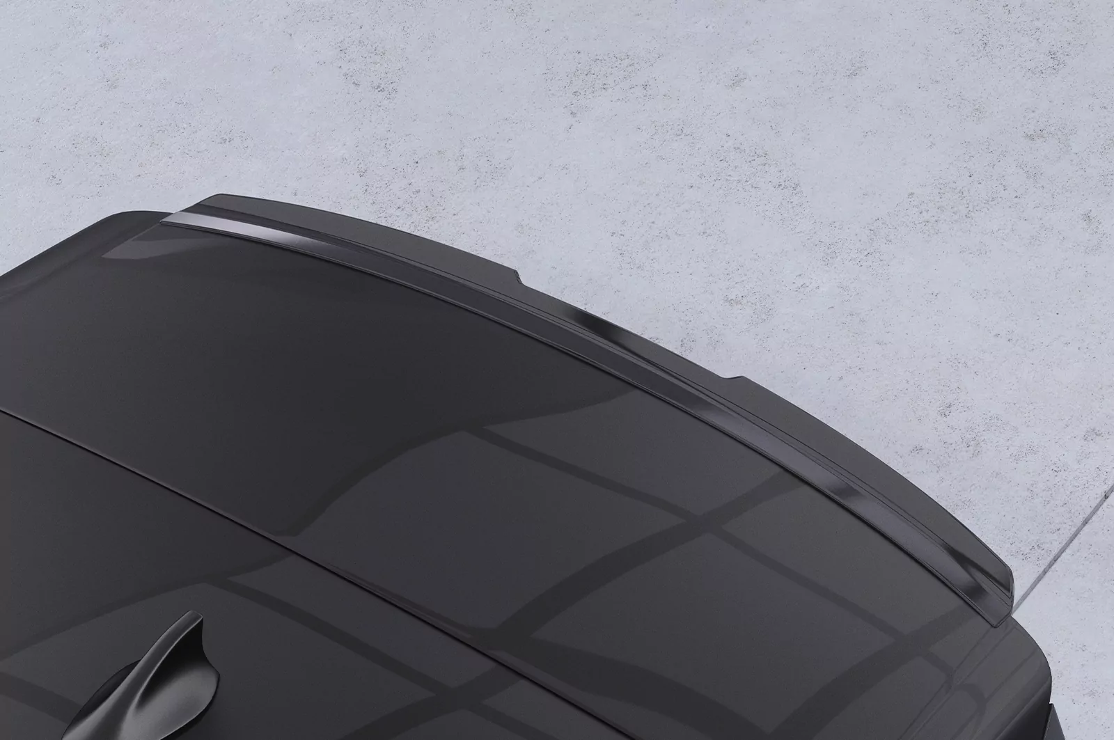 Heckflügel mit ABE für VW ID.3 HF620 Strukturiert (schwarz matt)