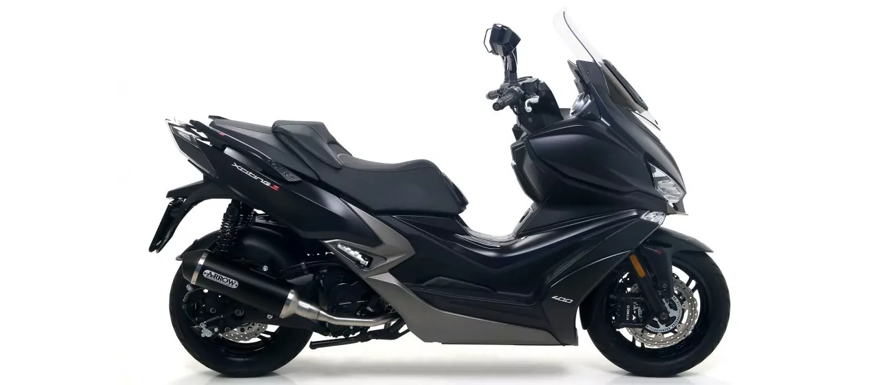 Arrow Urban Edelstahl Kymco XCITING 400i S 18-19