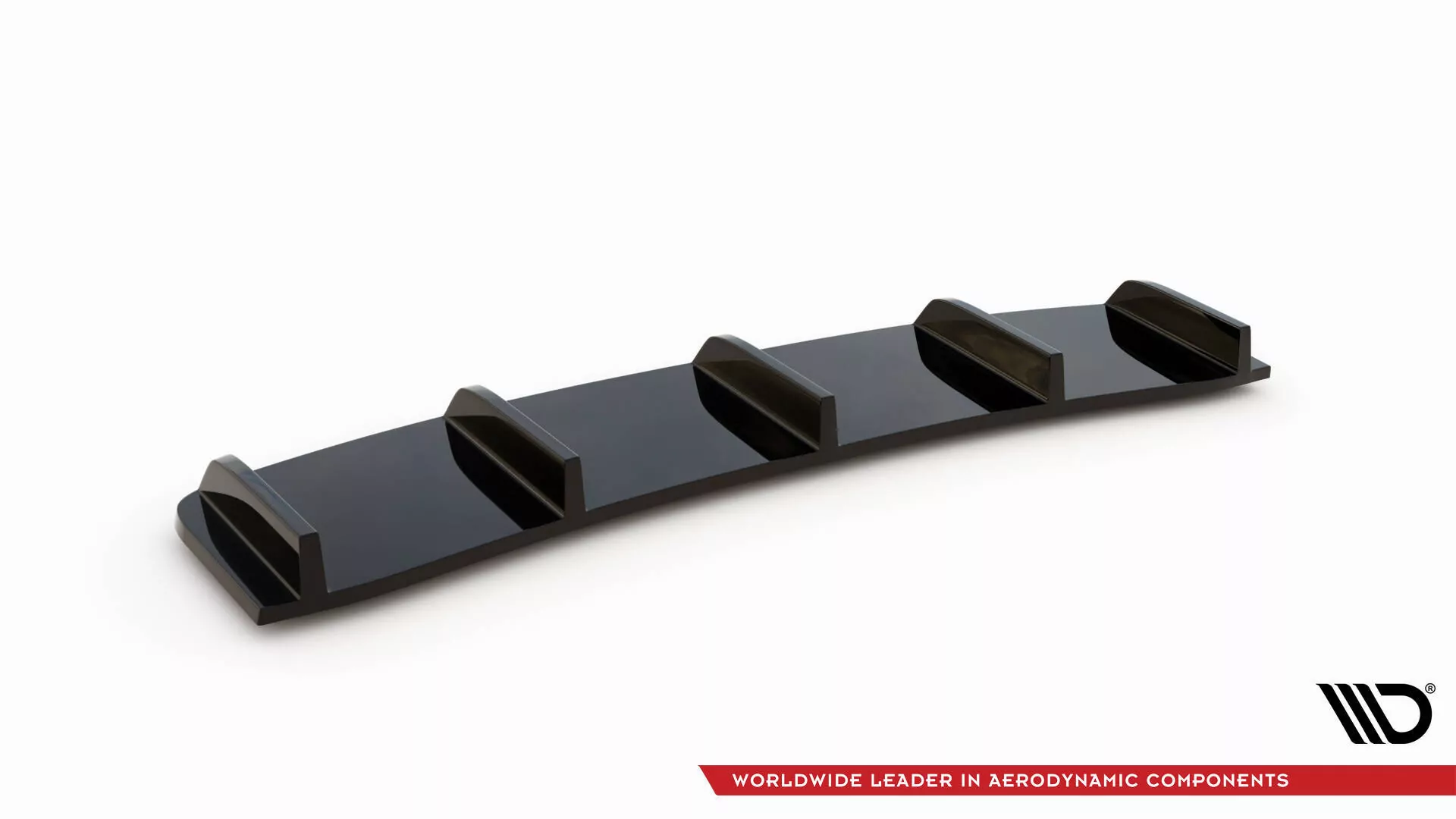 Mittlerer Diffusor Heck Ansatz Passend Für Passend Für AUDI A7 S-LINE (FL) Im DTM LOOK Schwarz Hochglanz Schwarz Hochglanz