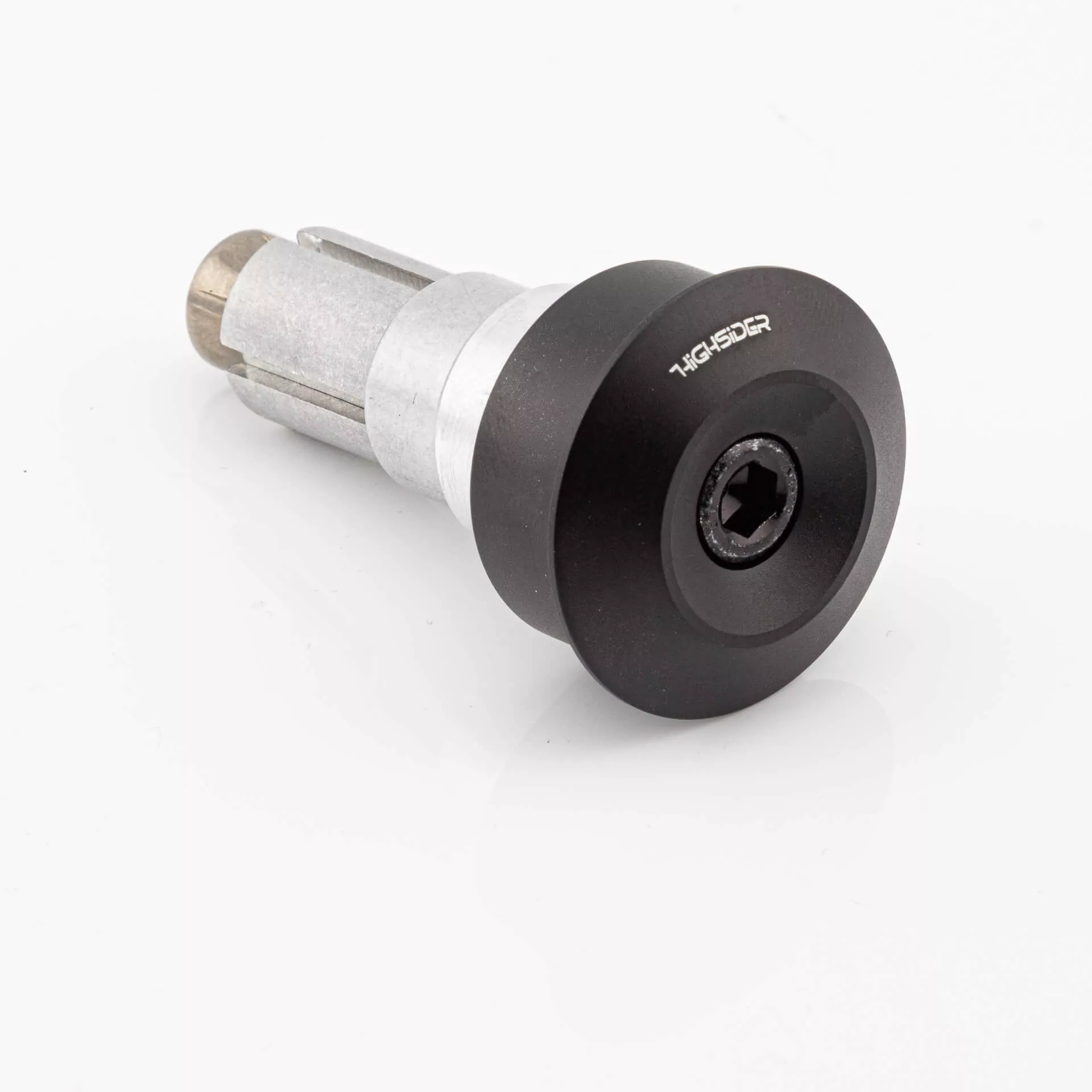 HIGHSIDER pro Montana Dot-Blast Lenkerenden, Schwarz-Matt (Paar)