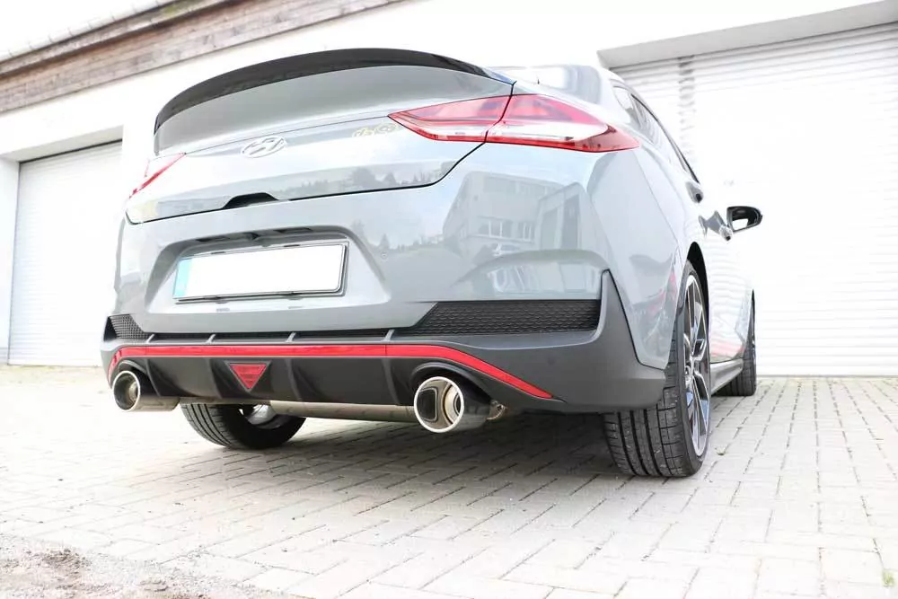 Hyundai i30N Performance Fastback Endschalldämpfer quer Ausgang rechts/links mit Abgasklappe - 1x114 Typ 12 rechts/links