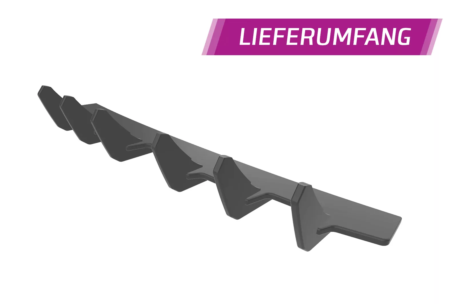 Racing Diffusor / Heckansatz für VW Golf 7 (Typ AU) GTI HA333