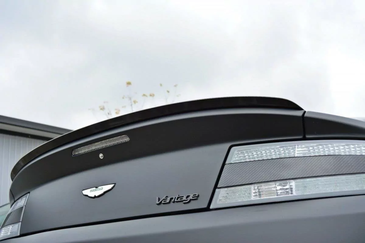Spoiler CAP Passend Für Passend Für ASTON MARTIN V8 VANTAGE Schwarz Hochglanz Schwarz Hochglanz