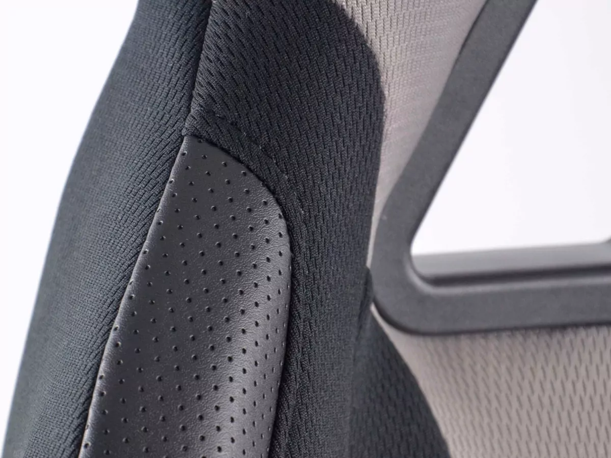 FK Sportsitz Bürodrehstuhl Racecar schwarz/grau Chefsessel Drehstuhl Bürostuhl