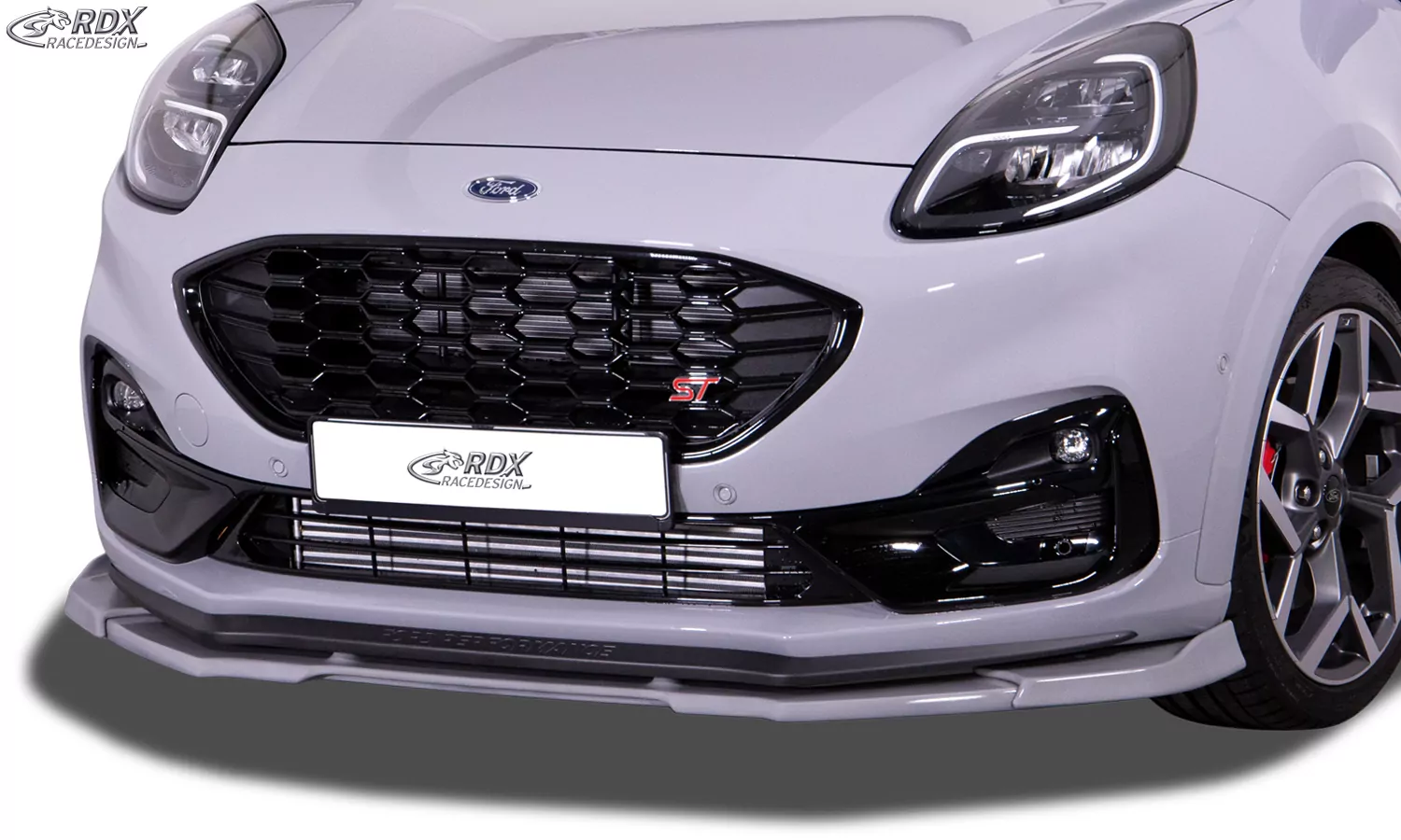 RDX Frontspoiler VARIO-X für FORD Puma ST und ST X (2020+) Frontlippe Front Ansatz Vorne Spoilerlippe