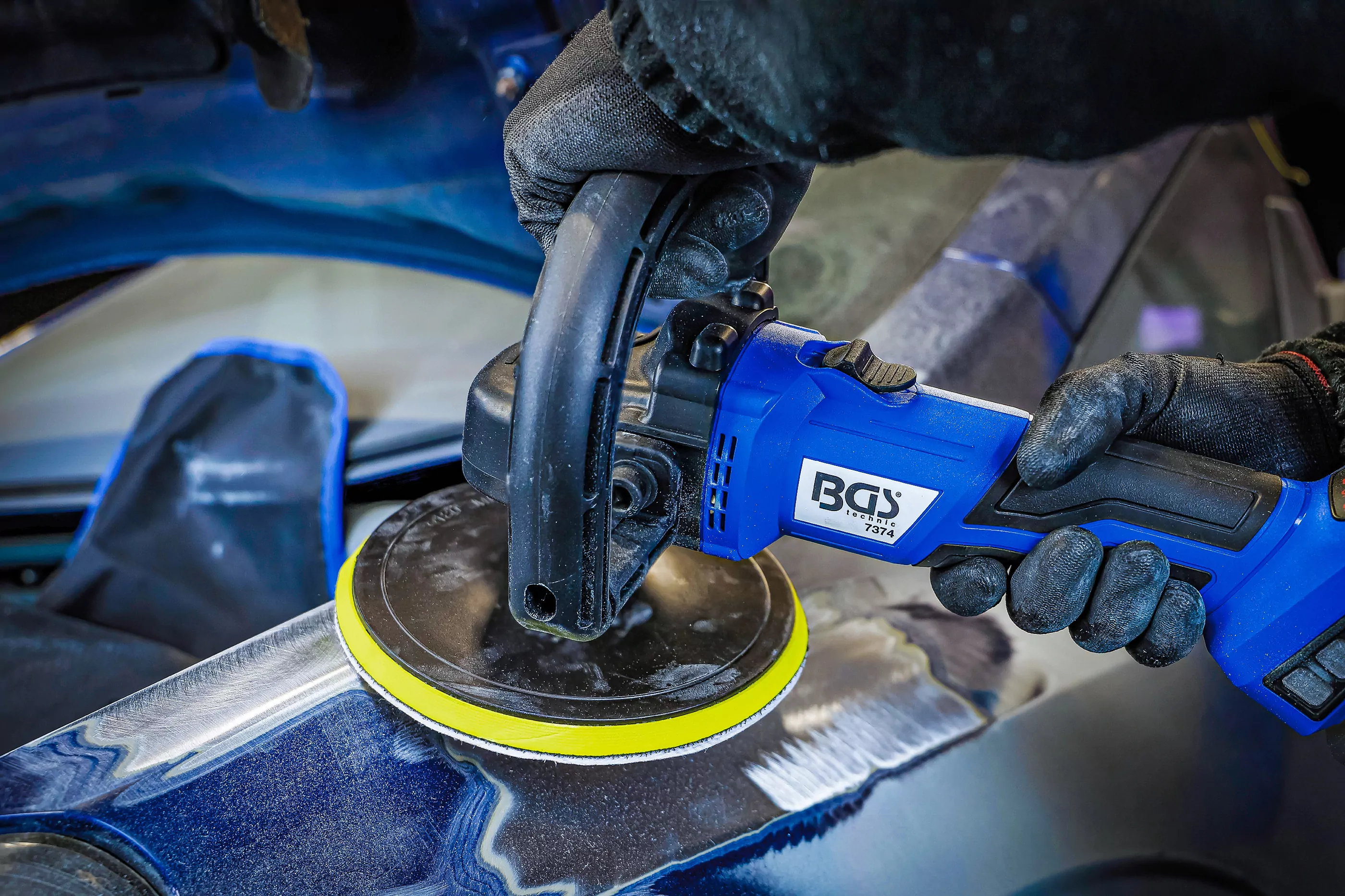 Akku-Polier- und Schleifmaschine | bürstenlos | 18 V | ohne Akku