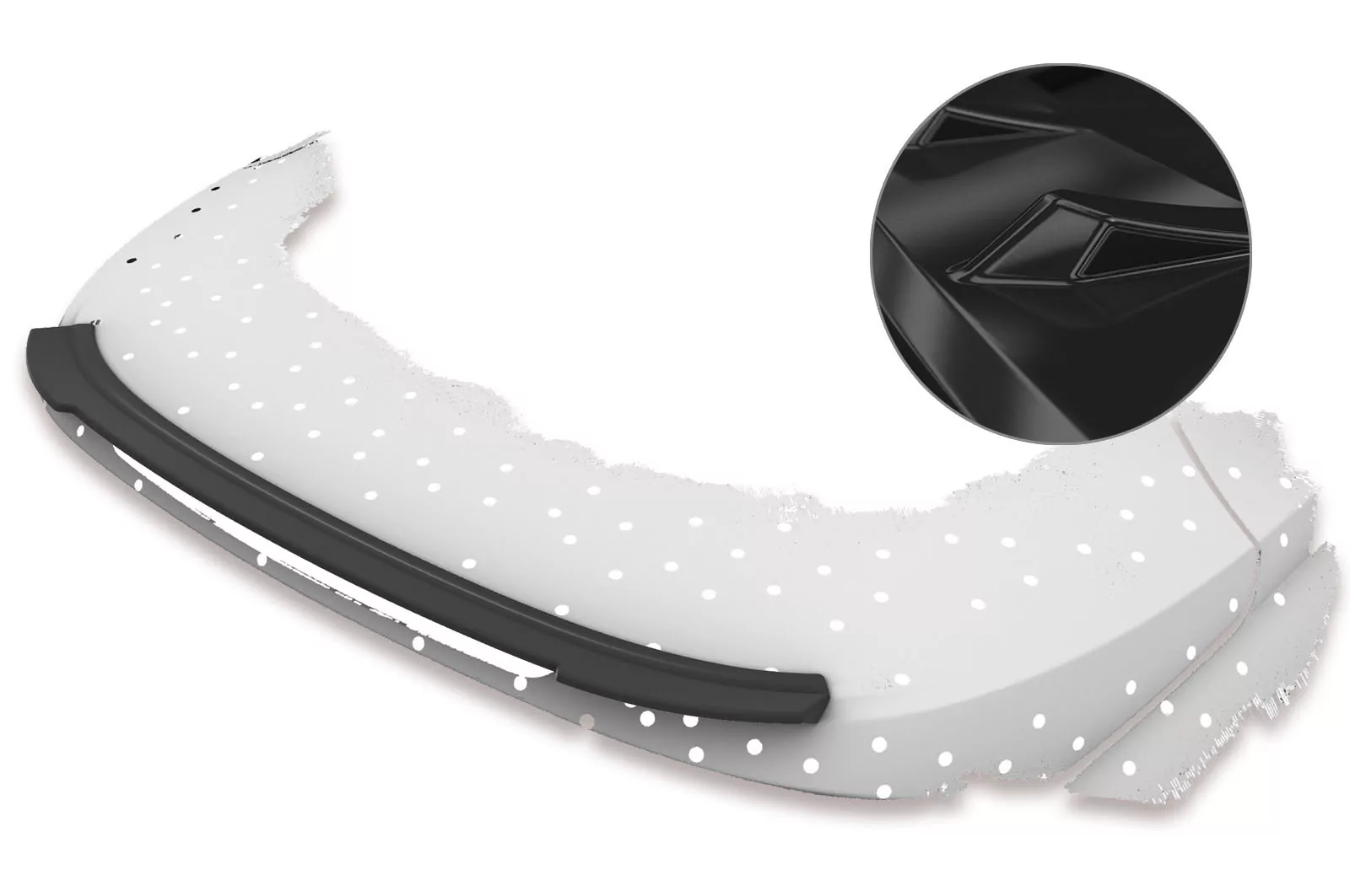 Heckflügel mit ABE für BMW 6er E63/E64 Glossy (schwarz hochglanz)