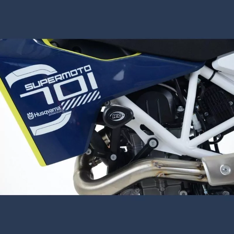 R&G Sturzpads "No Cut" Husqvarna 701 2015- / KTM 690 SMC-R 2019- / GasGas 700 2022-