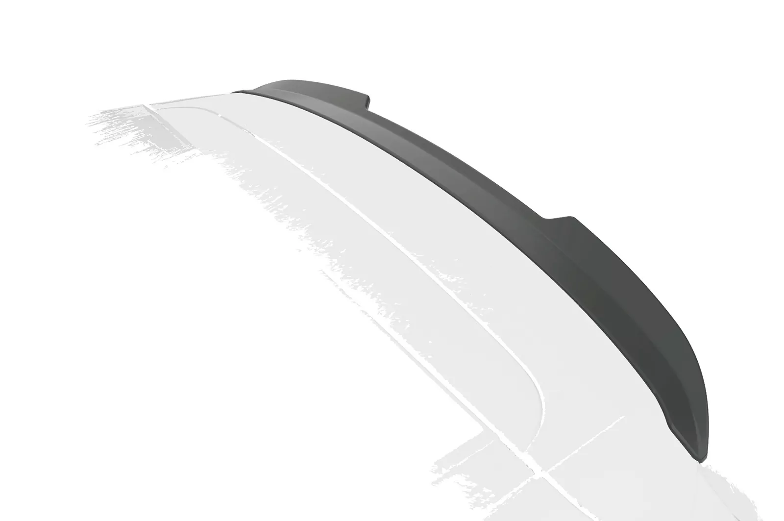 Heckflügel mit ABE für Hyundai I30 (PD) Schrägheck HF862 Schwarz Strukturiert