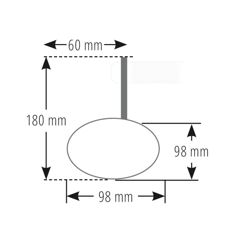 HIGHSIDER pro Lenkerendenspiegel Conero Schwarz (1Stck.)
