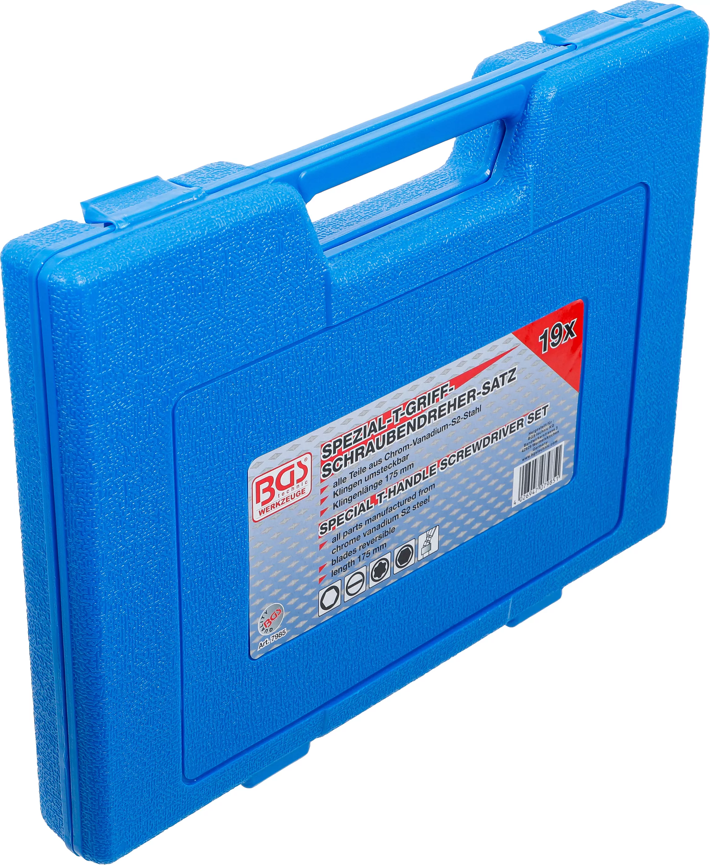 T-Griff-Schraubendreher- und Steckschlüssel-Satz | 19-tlg.