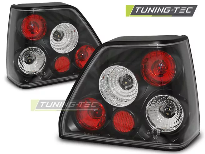 Tail Lights Black Fits Vw Golf 2 08.83-08.91