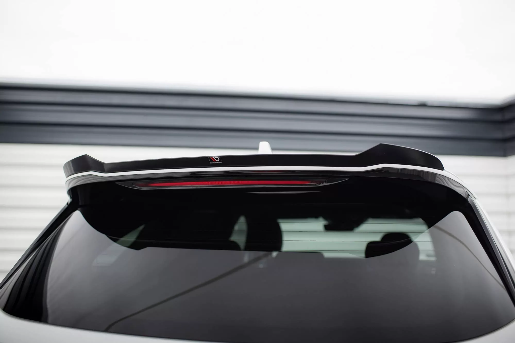Spoiler CAP Für Kia Sorento Mk4 Schwarz Hochglanz