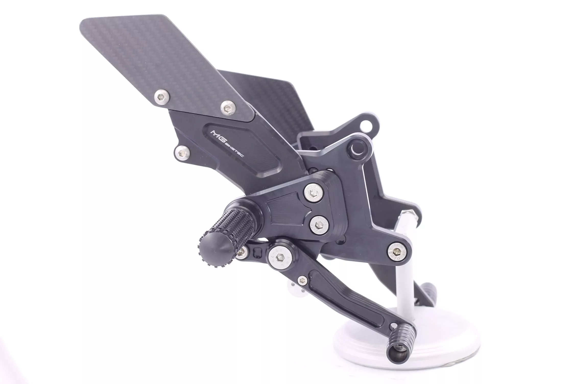 MG Biketec Sportfussrastenanlage / Rastenanlage / Fussrastenanlage mit ABE, gültig in D - A - CH für KTM 1290 Super Duke GT ab 2016-2020