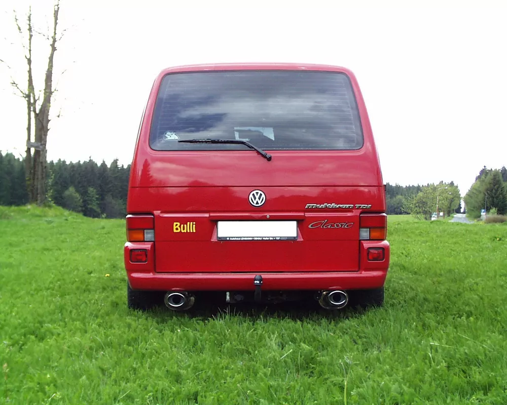 VW Bus T4  Endschalldämpfer rechts/links einflutig - 115x85 Typ 33 rechts/links