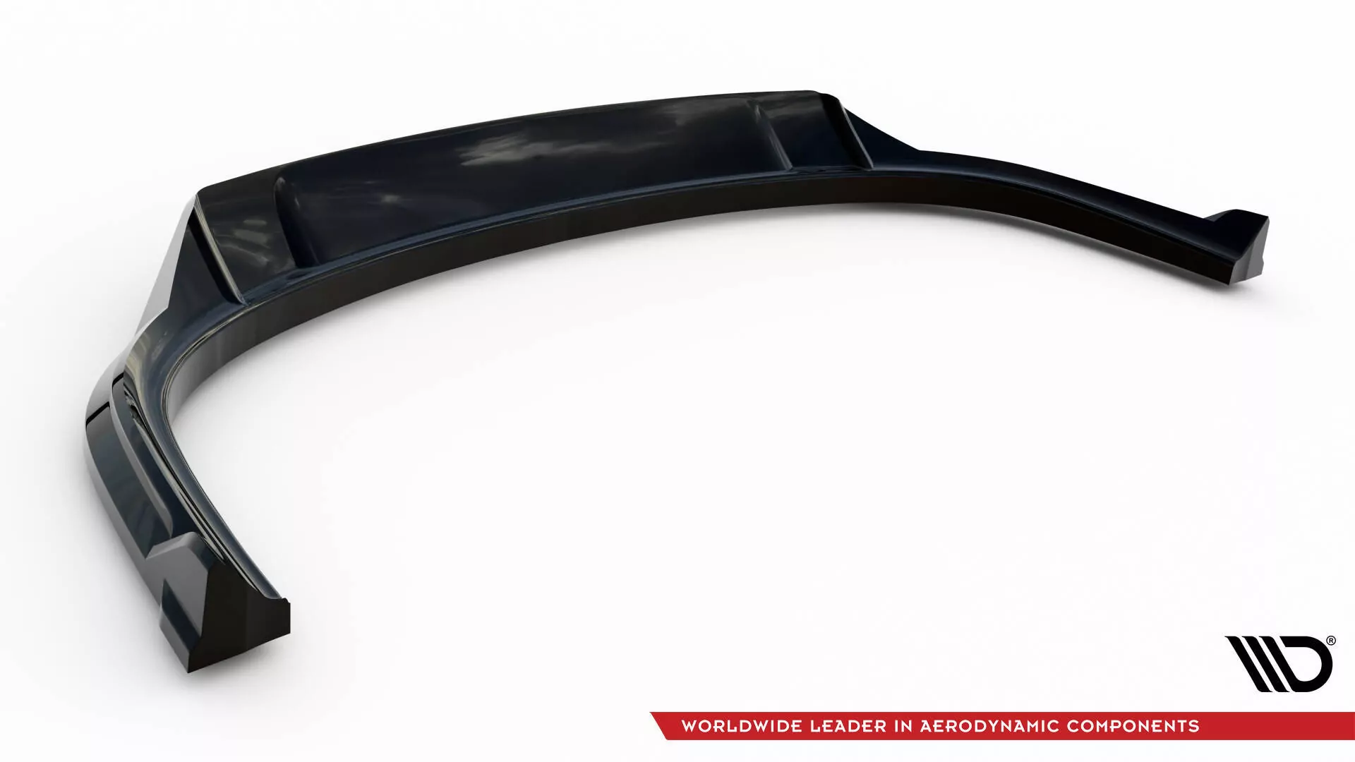 Hinten Splitter (mit Einem Vertikalem Balken) Rolls Royce Cullinan Schwarz Hochglanz