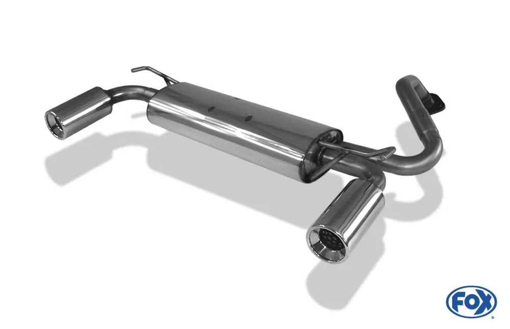 Mazda 323F/323C Typ BA  Endschalldämpfer quer Ausgang rechts/links  - 1x90 Typ 13 rechts/links