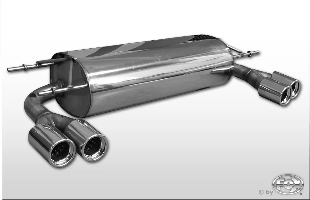 Mazda MX5 Typ NC  Endschalldämpfer Ausgang rechts/links - 2x76 Typ 13 rechts/links - kernig sportlicher Sound mit TÜV-Teilegutachten