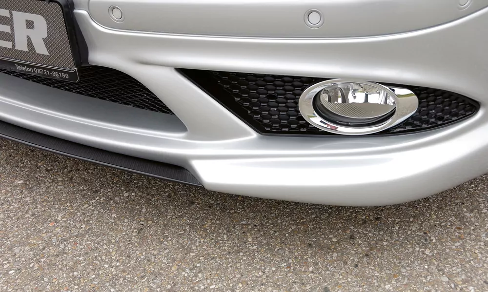 Rieger Spoileransatz für Mercedes CLK (W209) - Cabrio 00.02-06.04 (bis Facelift / bis Modell 2005) carbon optik