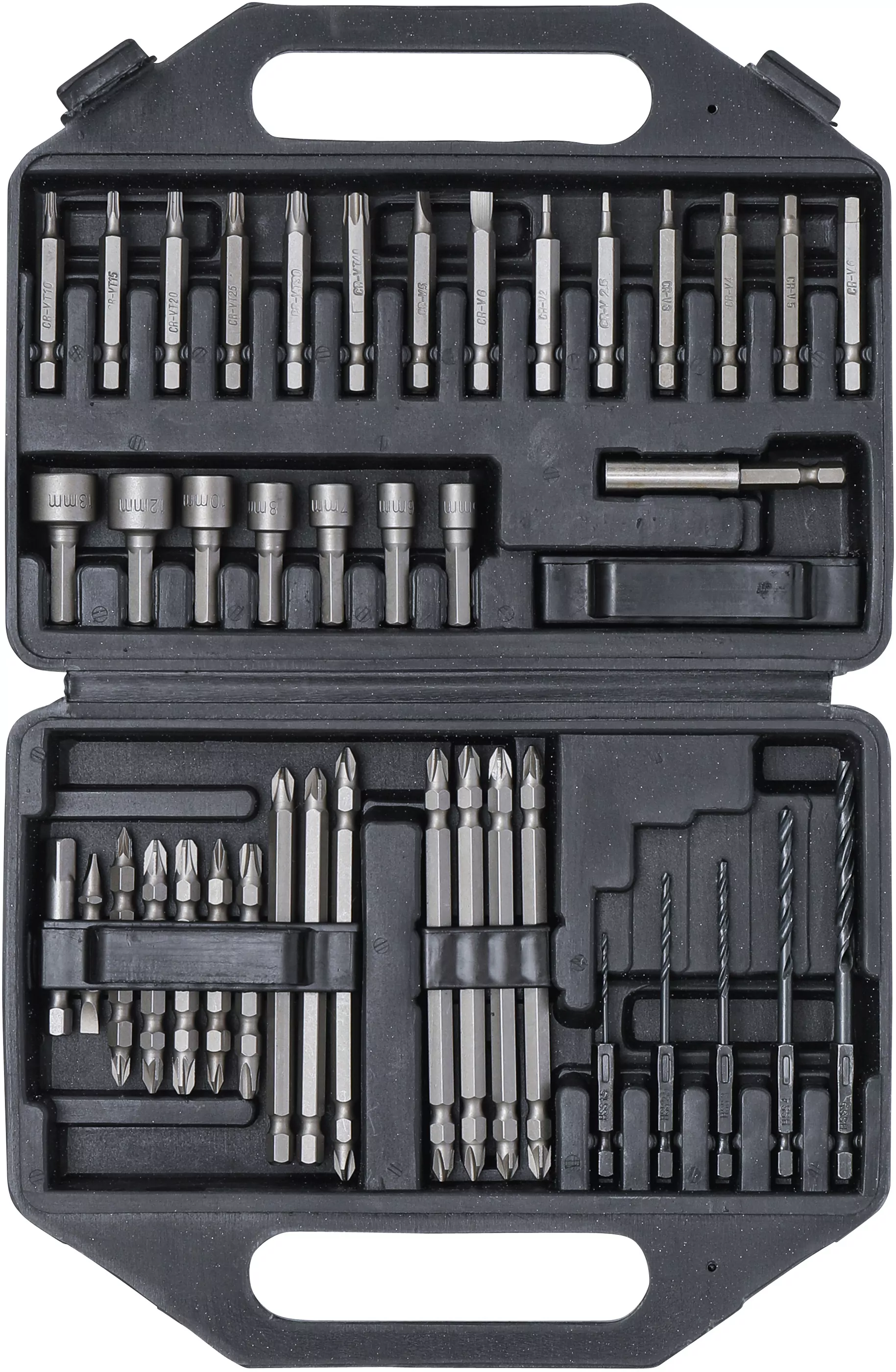 Bohrmaschinen-Bit-Satz | Antrieb Außensechskant 6,3 mm (1/4") | 41-tlg.