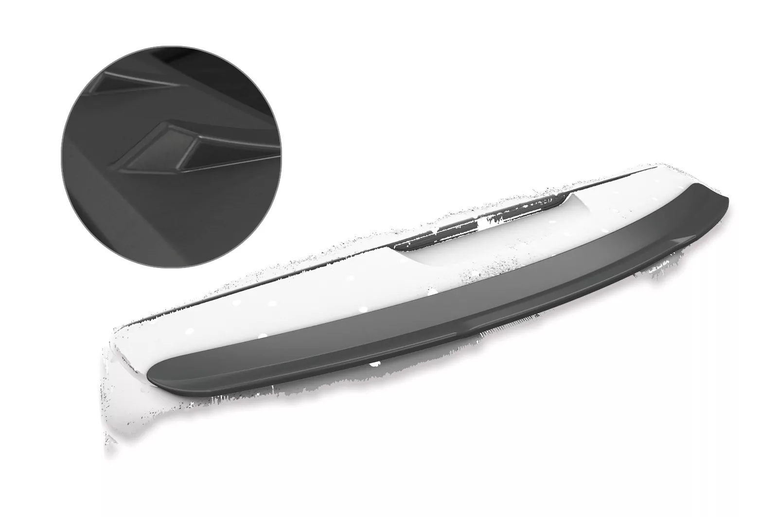 Heckflügel für Mercedes Benz SLS AMG (C197/R197) HF746-L Lackierfreundlich