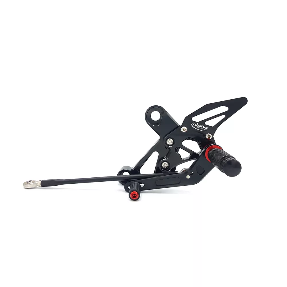 TRACK Fußrastenanlage schwarz Yamaha MT09 ab 2014 / MTN850-A ab 2017 / MTM-850 ab 2016 ABE in Vorbereitung